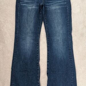American Eagle Outfitters Blue Wide Leg Flare Jeans